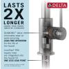 imageDELTA 19964ZSPSDDST Single Handle Pull Soap Dispenser and ShieldSpray Technology Kitchen Faucet 165 Inch SpotShield Brushed NickelChrome