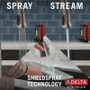 imageDELTA 19964ZSPSDDST Single Handle Pull Soap Dispenser and ShieldSpray Technology Kitchen Faucet 165 Inch SpotShield Brushed NickelSpotShield Brushed Nickel