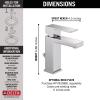 imageDELTA 567LFPP Ara Bathroom Faucet 12 GPM Water Flow ChromeChrome