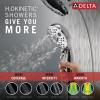 imageDelta Faucet 5Spray In2ition Dual Shower Head with HandHeld Spray H2Okinetic Chrome Shower Head with Hose Showerheads Handheld Shower Heads Magnetic Docking Chrome 5848025PK