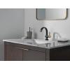 imageDelta Faucet Albion Single Hole Bathroom Faucet BlackGold Single Handle Bathroom Faucet Bathroom Sink Faucet Metal Push PopUp Drain Assembly Matte BlackChampagne Bronze 15855LFGZMatte Black  Champagne Bronze