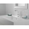 imageDelta Faucet Albion Single Hole Bathroom Faucet BlackGold Single Handle Bathroom Faucet Bathroom Sink Faucet Metal Push PopUp Drain Assembly Matte BlackChampagne Bronze 15855LFGZChrome