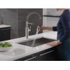 imageDelta Faucet Antoni Pull Down Kitchen Faucet with Pull Down Sprayer Commercial Kitchen Sink Faucet Faucets for Kitchen Sink Magnetic Docking Spray Head SpotShield Stainless 18803SPDSTSpotshield Stainless