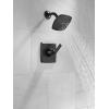 imageDelta Faucet Ashlyn 14 Series SingleFunction Shower Faucet Set Full Body Spray Shower Head Black Delta Shower Trim Kit Matte Black T14264BL Valve Not Included