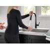 imageDelta Faucet Essa Kitchen Faucet with Pull Down Sprayer Kitchen Sink Faucet Brushed Nickel Magnetic Docking Spray Head Delta Kitchen Faucet Pull Down Arctic Stainless 9113ARDSTMatte Black