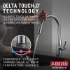 imageDelta Faucet Essa Kitchen Faucet with Pull Down Sprayer Kitchen Sink Faucet Brushed Nickel Magnetic Docking Spray Head Delta Kitchen Faucet Pull Down Arctic Stainless 9113ARDSTArctic Stainless