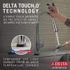imageDelta Faucet Essa Kitchen Faucet with Pull Down Sprayer Kitchen Sink Faucet Brushed Nickel Magnetic Docking Spray Head Delta Kitchen Faucet Pull Down Arctic Stainless 9113ARDSTChrome