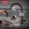 imageDelta Faucet Essa Kitchen Faucet with Pull Down Sprayer Kitchen Sink Faucet Brushed Nickel Magnetic Docking Spray Head Delta Kitchen Faucet Pull Down Arctic Stainless 9113ARDSTVenetian Bronze