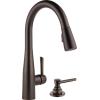 imageDelta Faucet Essa Kitchen Faucet with Pull Down Sprayer Kitchen Sink Faucet Brushed Nickel Magnetic Docking Spray Head Delta Kitchen Faucet Pull Down Arctic Stainless 9113ARDSTVenetian Bronze
