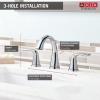 imageDelta Faucet Lahara Widespread Bathroom Faucet 3 Hole Gold Bathroom Faucet Diamond Seal Technology Metal Drain Assembly Champagne Bronze 3538CZMPUDST 500 x 1600 x 500 inchesChrome