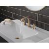 imageDelta Faucet Lahara Widespread Bathroom Faucet 3 Hole Gold Bathroom Faucet Diamond Seal Technology Metal Drain Assembly Champagne Bronze 3538CZMPUDST 500 x 1600 x 500 inchesChampagne Bronze