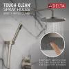 imageDelta Faucet Modern Raincan 2Setting Round Shower System Including Rain Shower Head and Handheld Spray Gold Rainfall Shower System Gold Shower Valve and Trim Kit Champagne Bronze 342702CZStainless