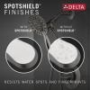 imageDelta Faucet Modern Raincan 2Setting Round Shower System Including Rain Shower Head and Handheld Spray Gold Rainfall Shower System Gold Shower Valve and Trim Kit Champagne Bronze 342702CZStainless
