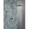imageDelta Faucet Modern Raincan 2Setting Round Shower System Including Rain Shower Head and Handheld Spray Gold Rainfall Shower System Gold Shower Valve and Trim Kit Champagne Bronze 342702CZChrome