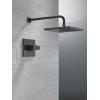 imageDelta Faucet Modern Raincan Square SingleFunction Shower Valve Trim Kit Black Shower Faucet Set Rainfall Shower Head Black Delta Shower Trim Kit Matte Black T14268BLPP Valve Not IncludedMatte Black
