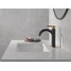 imageDelta Faucet Nicoli Gold Bathroom Faucet Single Hole Bathroom Faucet Single Handle Bathroom Faucet Champagne Bronze 15749LFCZMatte Black  Champagne Bronze