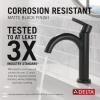 imageDelta Faucet Nicoli Gold Bathroom Faucet Single Hole Bathroom Faucet Single Handle Bathroom Faucet Champagne Bronze 15749LFCZMatte Black