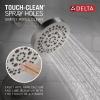 imageDelta Faucet Saylor 14 Series Black Shower Valve Trim Kit Delta Shower System Shower Faucet Set Black Shower Fixture Shower Head and Handle Set Matte Black T14235BL Valve Not IncludedStainless