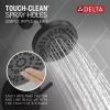 imageDelta Faucet Saylor 14 Series Black Shower Valve Trim Kit Delta Shower System Shower Faucet Set Black Shower Fixture Shower Head and Handle Set Matte Black T14235BL Valve Not IncludedMatte Black