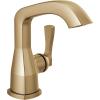 imageDelta Faucet Stryke Single Hole Bathroom Faucet Gold Single Handle Bathroom Faucet Bathroom Sink Faucet Delta Gold Bathroom Faucet Lumicoat Champagne Bronze 576CZPRLPUDSTLumicoat Champagne Bronze