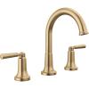 imageDelta Faucet Saylor Gold Widespread Bathroom Faucet 3 Hole Gold Bathroom Faucets Bathroom Sink Faucet with Diamond Seal Technology Metal Drain Assembly Champagne Bronze 3535CZMPUDSTChampagne Bronze