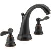 imageDelta Faucet Windemere Widespread Bathroom Faucet Oil Rubbed Bronze Bathroom Sink Faucet 3 Hole Bathroom Faucet Metal Drain Assembly Oil Rubbed Bronze B3596LFOBOil Rubbed Bronze