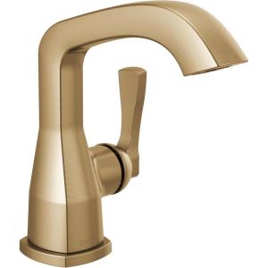 imageDelta Faucet Stryke Single Hole Bathroom Faucet Gold Single Handle Bathroom Faucet Bathroom Sink Faucet Delta Gold Bathroom Faucet Lumicoat Champagne Bronze 576CZPRLPUDSTLumicoat Champagne Bronze