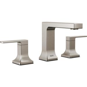 imageDelta Faucet Velum Widespread Bathroom Faucet 3 Hole Gold Bathroom Sink Faucet 2 Handle Bathroom Faucet Bath Faucet PopUp Drain Assembly Champagne Bronze 3537LFCZMPUStainless