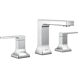 imageDelta Faucet Velum Widespread Bathroom Faucet 3 Hole Gold Bathroom Sink Faucet 2 Handle Bathroom Faucet Bath Faucet PopUp Drain Assembly Champagne Bronze 3537LFCZMPUChrome