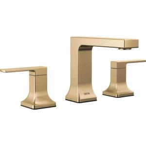 imageDelta Faucet Velum Widespread Bathroom Faucet 3 Hole Gold Bathroom Sink Faucet 2 Handle Bathroom Faucet Bath Faucet PopUp Drain Assembly Champagne Bronze 3537LFCZMPUChampagne Bronze