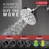 imageDELTA 142749BL Nicoli Tub Shower Matte BlackChrome