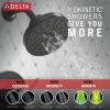 imageDELTA 142749BL Nicoli Tub Shower Matte BlackMatte Black  Chrome
