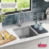imageDELTA FAUCET 95A93225SSS Lorelai Workstation Kitchen Sink Dropin Top Mount Stainless Steel Single Bowl with WorkFlow Ledge and Chefs Kit of 5 Accessories17in