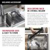 imageDELTA FAUCET 95A93225SSS Lorelai Workstation Kitchen Sink Dropin Top Mount Stainless Steel Single Bowl with WorkFlow Ledge and Chefs Kit of 5 Accessories25in