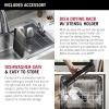 imageDELTA FAUCET 95A93225SSS Lorelai Workstation Kitchen Sink Dropin Top Mount Stainless Steel Single Bowl with WorkFlow Ledge and Chefs Kit of 5 Accessories30in