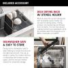 imageDELTA FAUCET 95A93225SSS Lorelai Workstation Kitchen Sink Dropin Top Mount Stainless Steel Single Bowl with WorkFlow Ledge and Chefs Kit of 5 Accessories27in