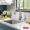 imageDELTA FAUCET 95A93225SSS Lorelai Workstation Kitchen Sink Dropin Top Mount Stainless Steel Single Bowl with WorkFlow Ledge and Chefs Kit of 5 Accessories23in