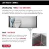imageDELTA FAUCET 95A93225SSS Lorelai Workstation Kitchen Sink Dropin Top Mount Stainless Steel Single Bowl with WorkFlow Ledge and Chefs Kit of 5 Accessories23in