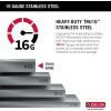 imageDELTA FAUCET 95A93225SSS Lorelai Workstation Kitchen Sink Dropin Top Mount Stainless Steel Single Bowl with WorkFlow Ledge and Chefs Kit of 5 Accessories33in
