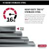 imageDELTA FAUCET 95A93225SSS Lorelai Workstation Kitchen Sink Dropin Top Mount Stainless Steel Single Bowl with WorkFlow Ledge and Chefs Kit of 5 Accessories32in