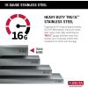 imageDELTA FAUCET 95A93225SSS Lorelai Workstation Kitchen Sink Dropin Top Mount Stainless Steel Single Bowl with WorkFlow Ledge and Chefs Kit of 5 Accessories45in