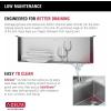 imageDELTA FAUCET 95A93225SSS Lorelai Workstation Kitchen Sink Dropin Top Mount Stainless Steel Single Bowl with WorkFlow Ledge and Chefs Kit of 5 Accessories27in