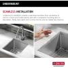 imageDELTA FAUCET 95A93225SSS Lorelai Workstation Kitchen Sink Dropin Top Mount Stainless Steel Single Bowl with WorkFlow Ledge and Chefs Kit of 5 Accessories17in