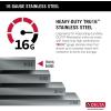 imageDELTA FAUCET 95A93225SSS Lorelai Workstation Kitchen Sink Dropin Top Mount Stainless Steel Single Bowl with WorkFlow Ledge and Chefs Kit of 5 Accessories24in
