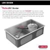 imageDELTA FAUCET Delta Lenta 32inch Undermount 16 Gauge Stainless Steel Double Bowl Kitchen Sink with Accessories 95303432D6SS Satin 32 Inch  Double Bowl