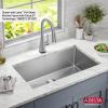 imageDELTA FAUCET Delta Lenta 32inch Undermount 16 Gauge Stainless Steel Single Bowl Kitchen Sink with Accessories 95303432SSS Satin