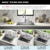 imageDELTA FAUCET Delta Marca 25 Inch DropIn Undermount Stainless Steel Single Bowl Kitchen Sink with Accessories