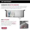 imageDELTA FAUCET Delta Marca 25 Inch DropIn Undermount Stainless Steel Single Bowl Kitchen Sink with Accessories