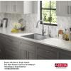 imageDELTA FAUCET Delta Marca 25 Inch DropIn Undermount Stainless Steel Single Bowl Kitchen Sink with Accessories