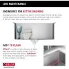 imageDELTA FAUCET Delta Marca 30 inch DropIn Undermount Stainless Steel Single Bowl Kitchen Sink with Accessories23 inch